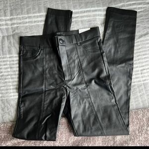 Zara Faux Leather Pants